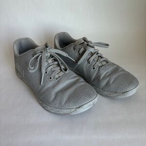 NOBULL casual athletic lace up Trainer Gray Sneakers Shoes size women 10 men 8.5